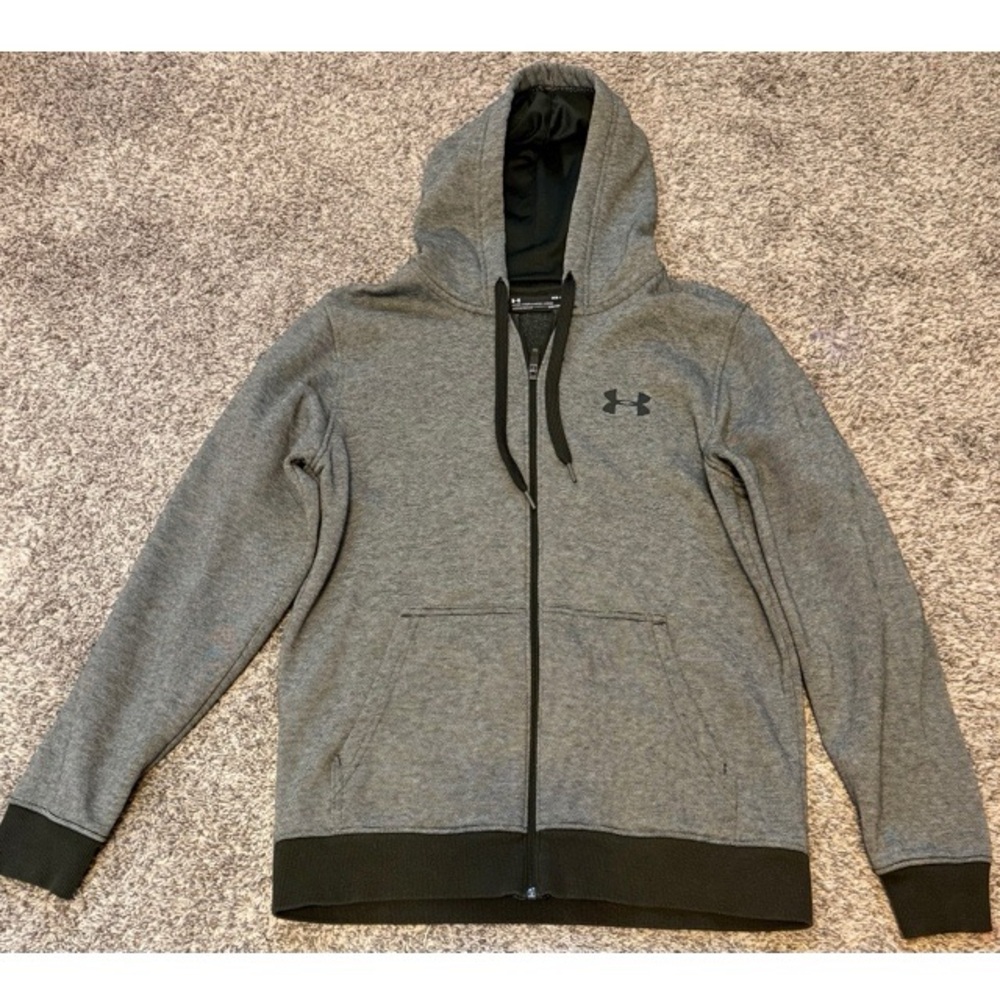 Under Armour Men's Full-Zip Hoodie. Size Medium. Worn once.